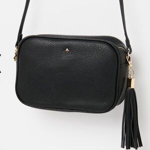 NEW Peta + Jain black crossbody bag with zipper